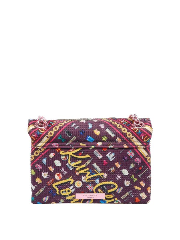 The Best Shops KURT GEIGER: cross body bags - Mini Leather Kensington Crossbody Bag