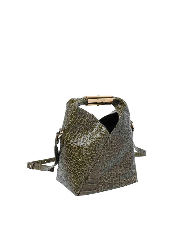 MM6 MAISON MARGIELA: cross body bags online - Green Small Japanese Crossbody Bag