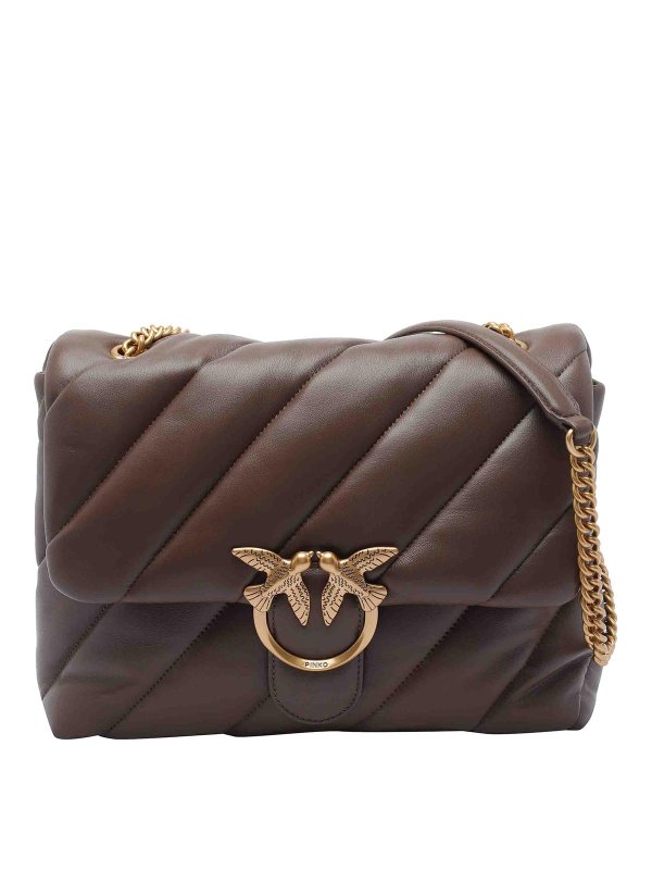 Pinko: Bolsos de hombro - Bolsa De Hombro - Marrón