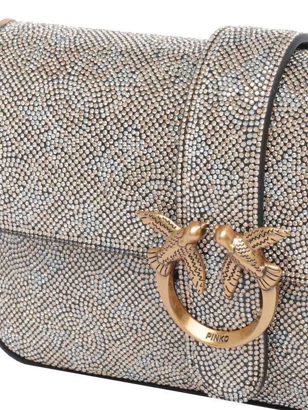 Bolsa Bandolera - Dorado shop online: Pinko
