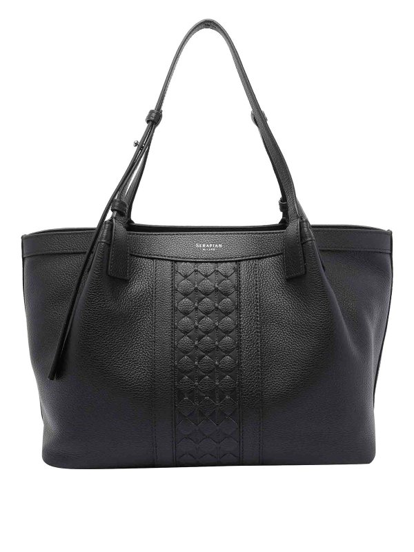 Serapian: ショルダーバッグ - ショルダーバッグ - 黒
