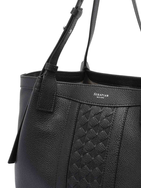 ショルダーバッグ - 黒 shop online: Serapian