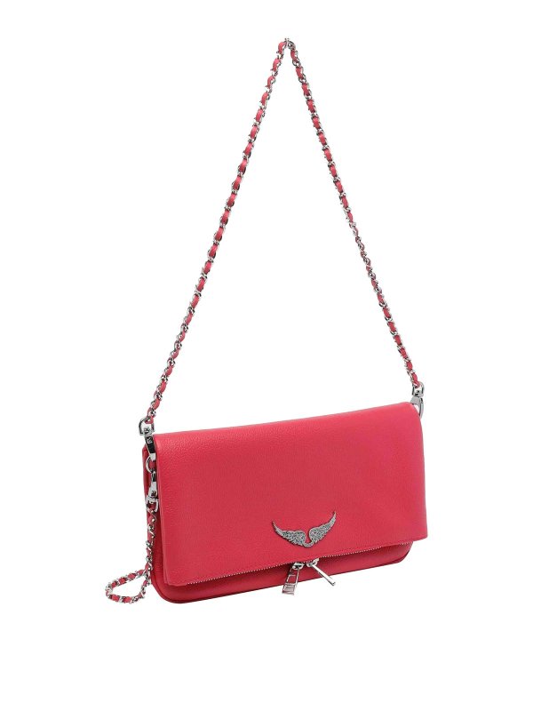 ZADIG&VOLTAIRE: cross body bags online - Fuchsia Rock Crossbody Bag