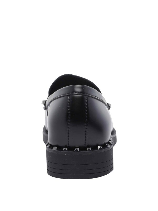 Black Whisper Studs Loafers shop online: ASH