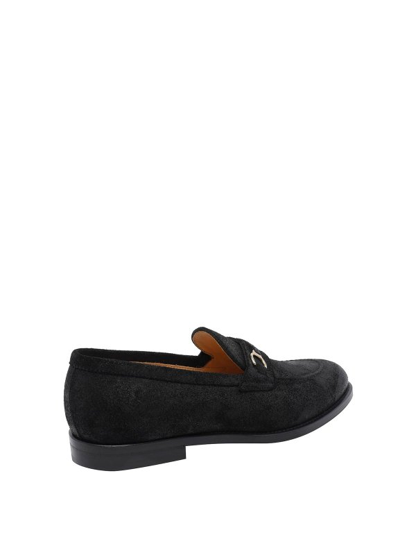 The Best Shops BRUNELLO CUCINELLI: Loafers & Slippers - Penny Loafer In Oiled Suede With Clamp