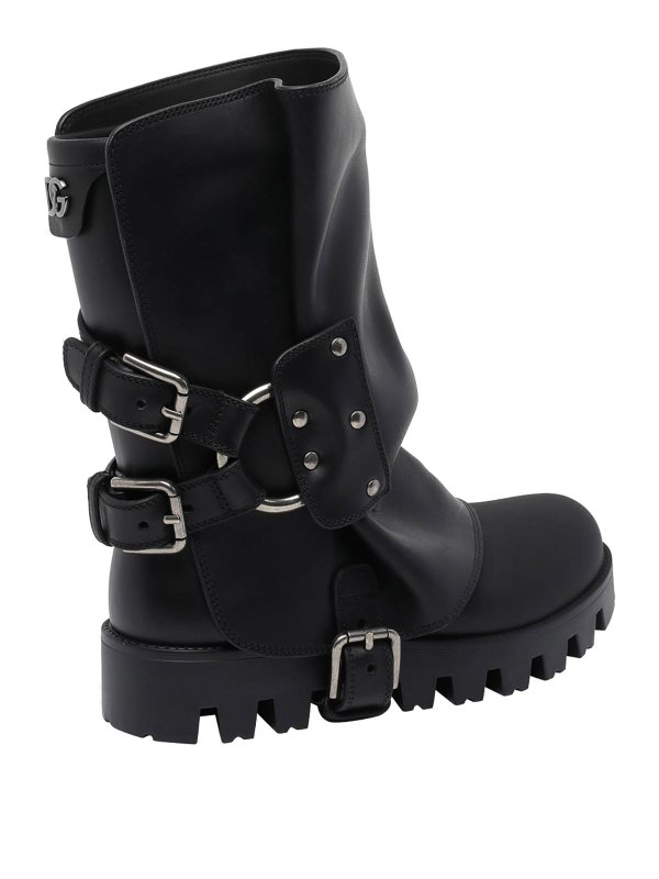 The Best Shops DOLCE & GABBANA: Bottines - Bottines - Noir