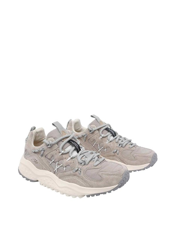 FLOWER MOUNTAIN: trainers online - Grey Yamabushi Sneakers
