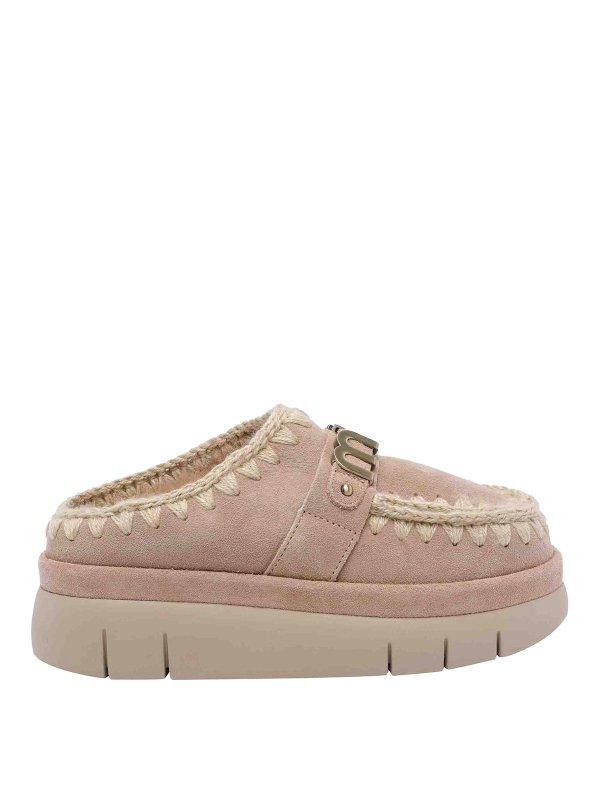 MOU: mules shoes - Bounce Welt Clog Suede