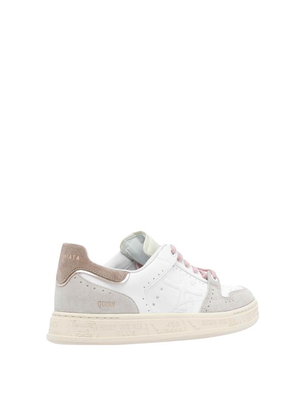 The Best Shops PREMIATA: trainers - White And Pink Quinnd Sneakers
