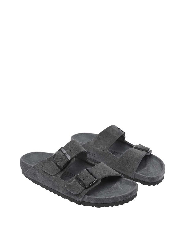 BIRKENSTOCK: sandals online - Charcoal Arizona Sandals