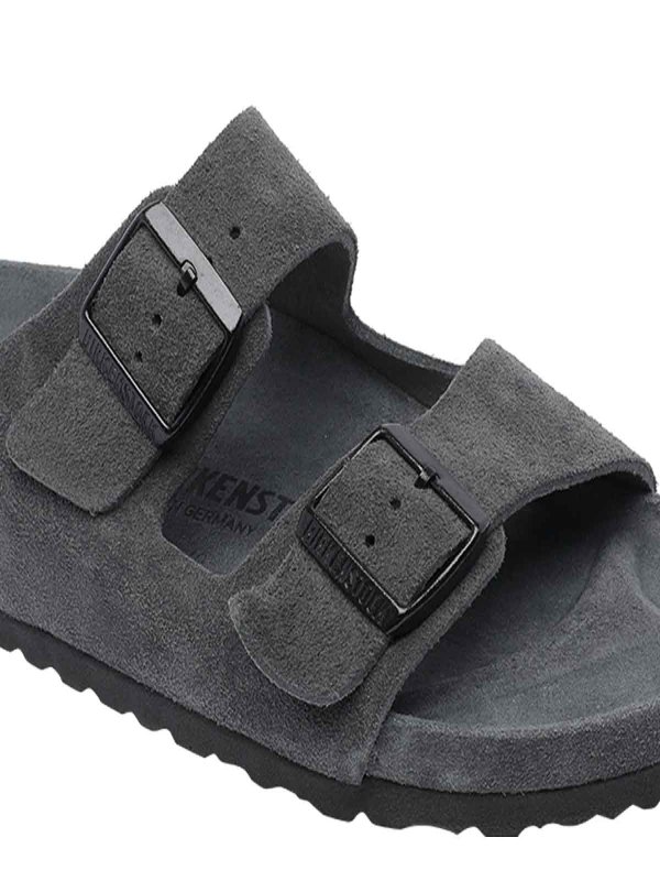 Charcoal Arizona Sandals shop online: BIRKENSTOCK