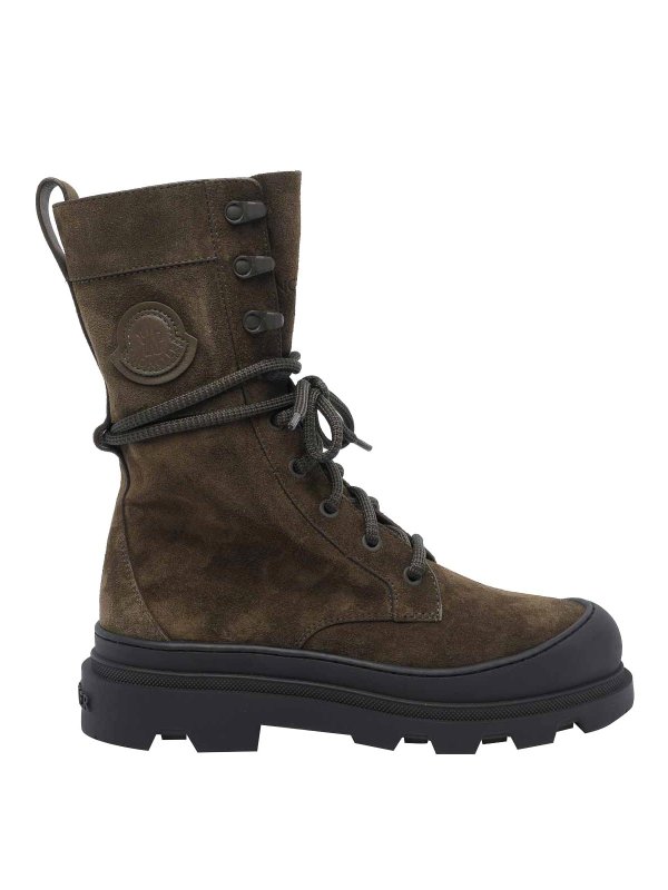 MONCLER: Stiefeletten - Stiefeletten - Braun