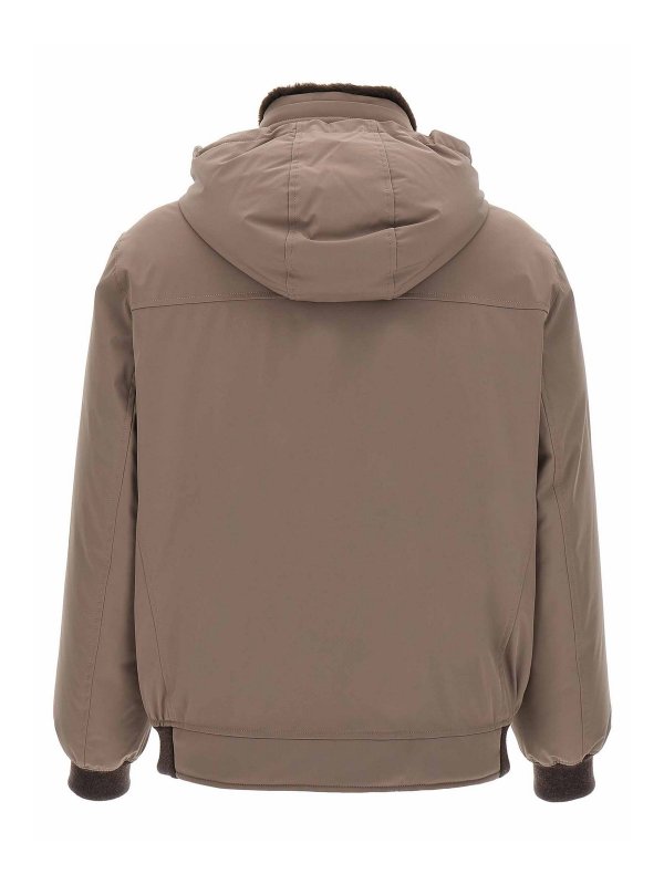 BRUNELLO CUCINELLI: bombers online - Sherling Neck Bomber Jacket