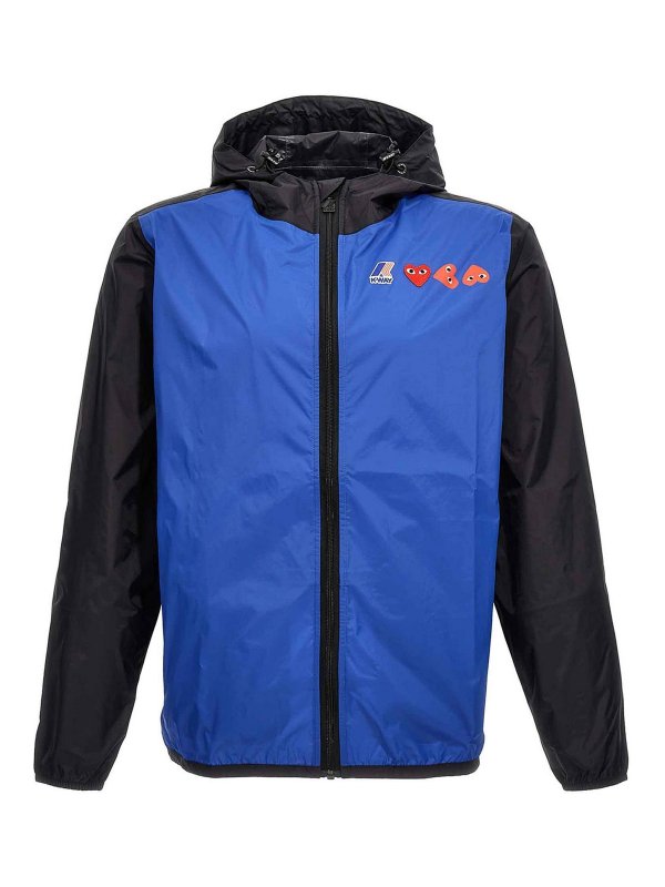 Comme des Garçons Play: Casualjacken - Casualjacke - Blau