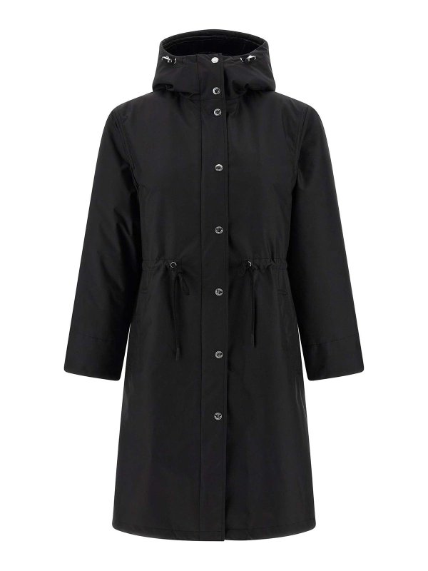 YVES SALOMON: Parkas - Parka - Negro