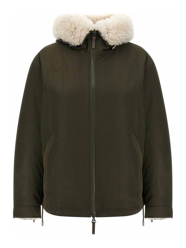 YVES SALOMON: Fourrure online - Manteau En Fourrure - Multicolore