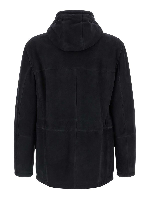 BRUNELLO CUCINELLI: leather jacket online - Suede Jacket
