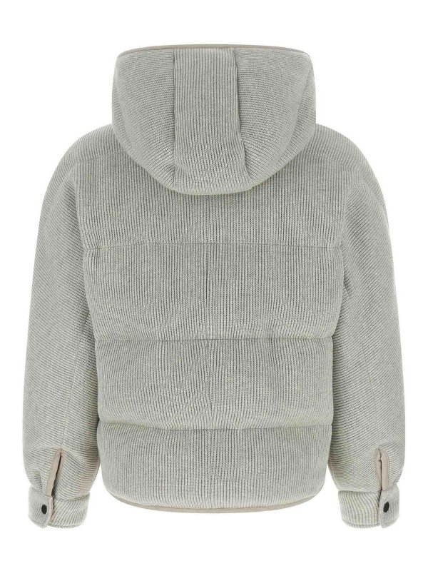 BRUNELLO CUCINELLI: ダウン・ハイテクジャケット online - ダウンジャケット - 銀
