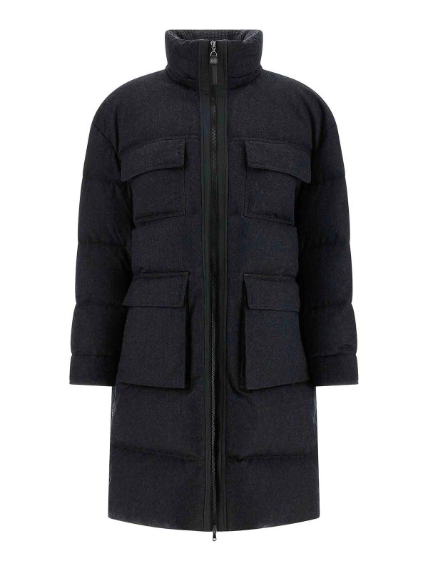 BRUNELLO CUCINELLI: ダウン・ハイテクジャケット online - ダウンジャケット - グレー