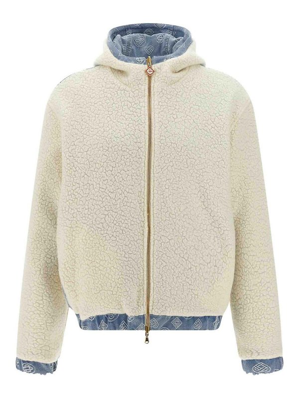 CASABLANCA: Pellicce e montoni online - Giacca reversibile con monogramma