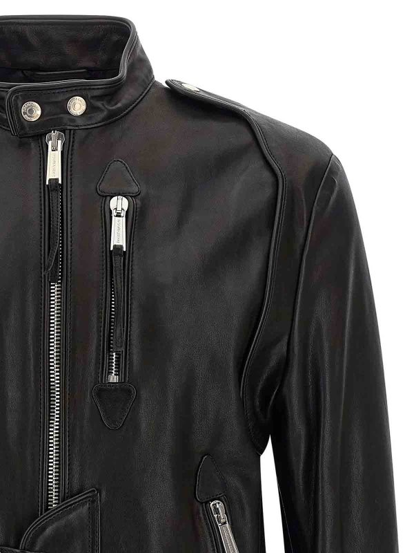 The Best Shops DSQUARED2: leather jacket - X Ducati Capsule Leather Jacket
