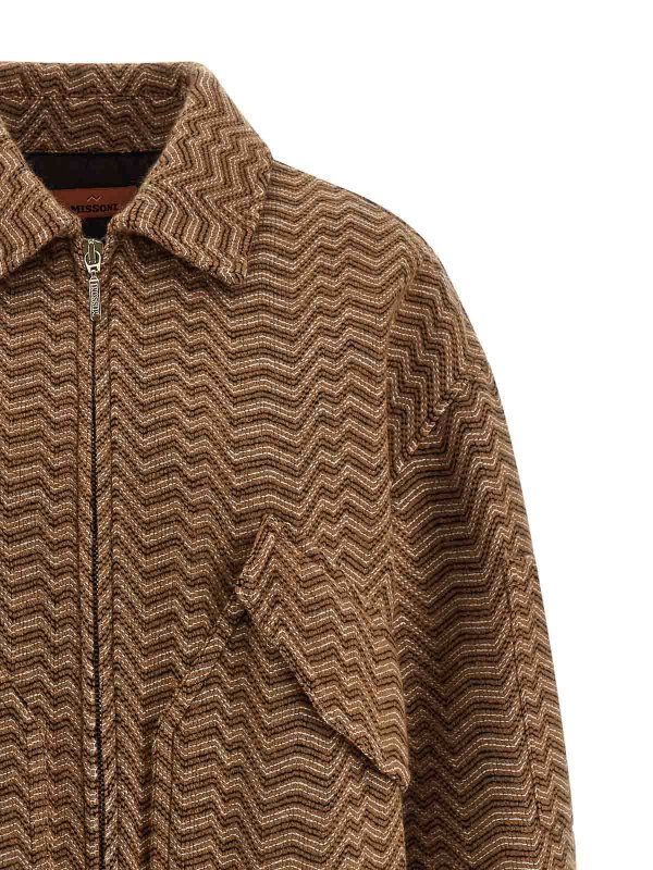 The Best Shops MISSONI: giacche bomber - Giubbotto bomber con motivo Chevron