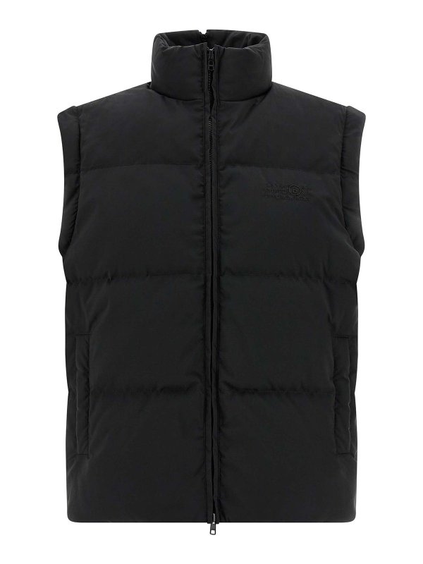 MM6 MAISON MARGIELA: Vestes-rembourrees online - Blouson Rembourré - Noir