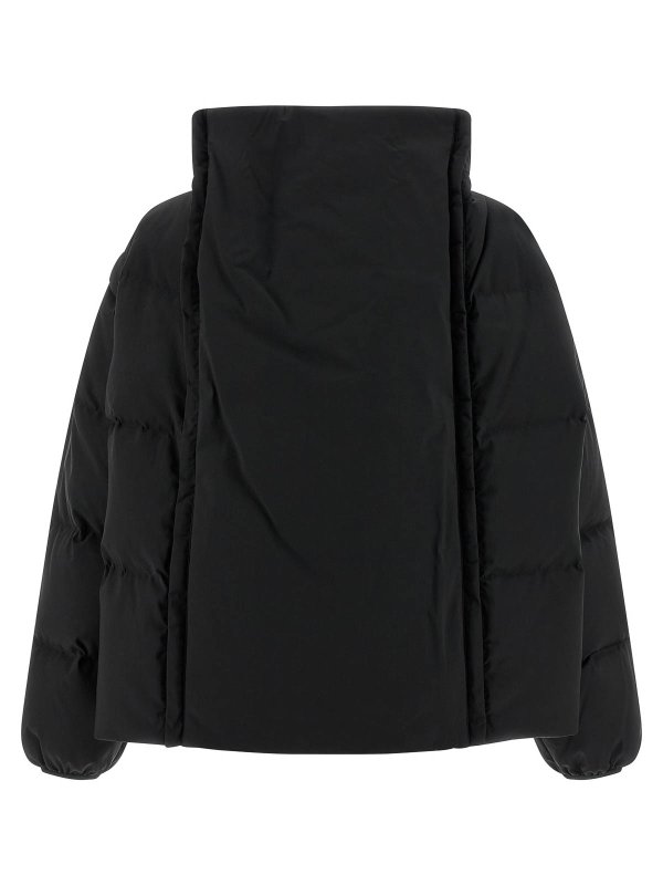 The Best Shops MM6 MAISON MARGIELA: Vestes-rembourrees - Blouson Rembourré - Noir
