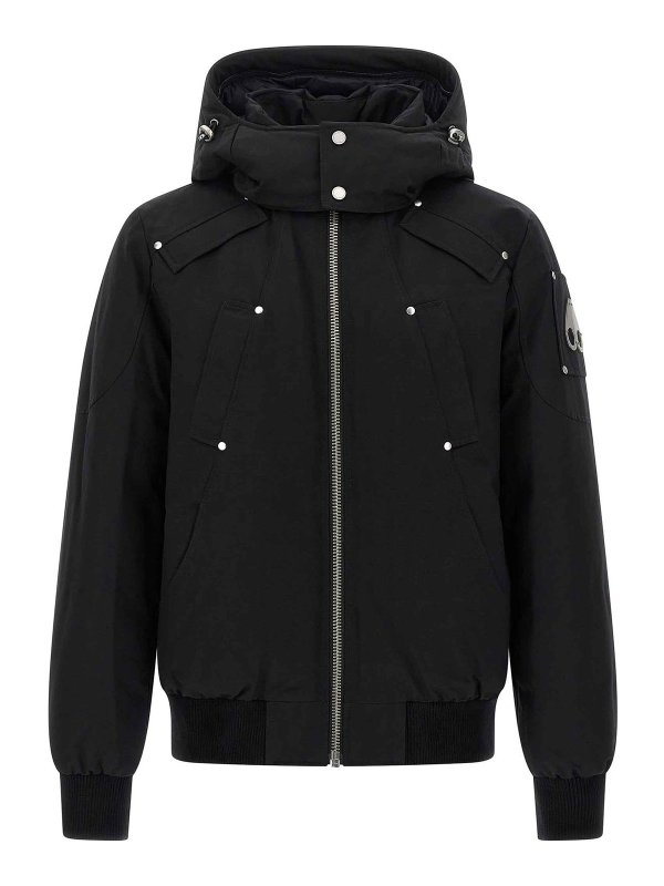 MOOSE KNUCKLES: ダウン・ハイテクジャケット - ダウンジャケット - 黒