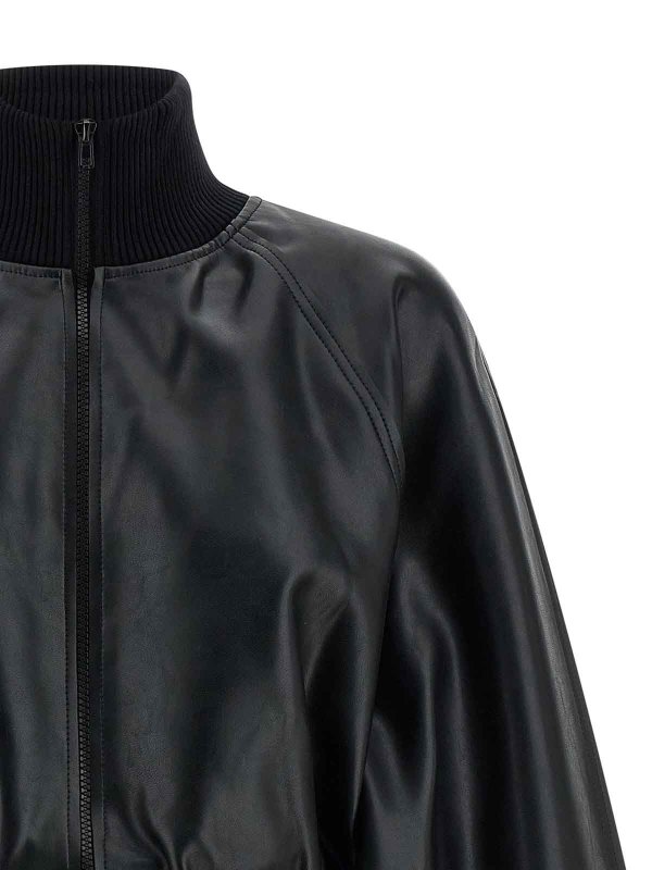 The Best Shops Norma Kamali: bombers - High Neck Bomber Jacket