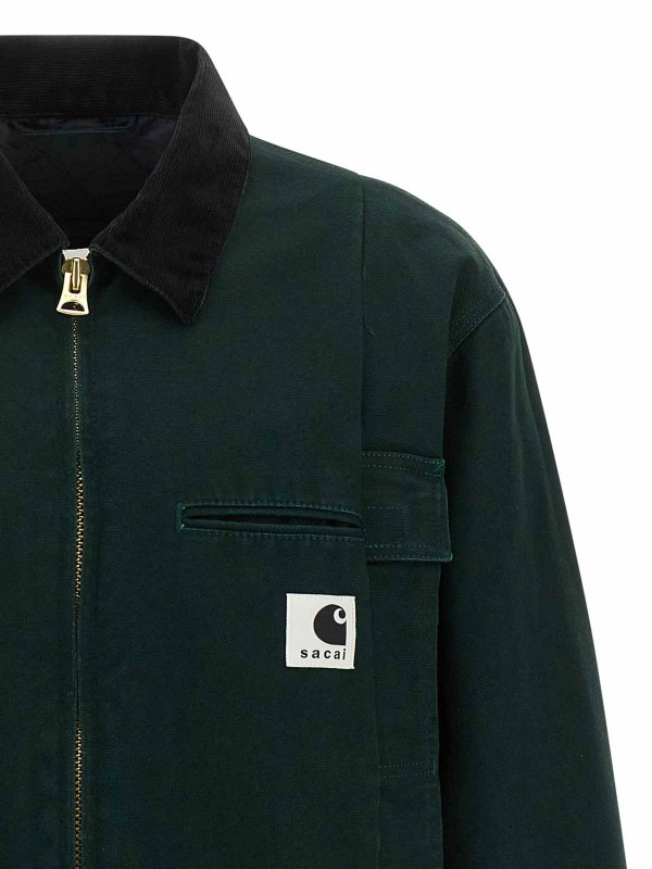 The Best Shops Sacai: カジュアルジャケット - カジュアルジャケット - 緑