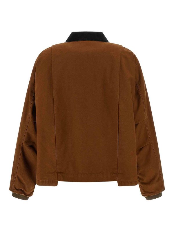 Sacai: Chaquetas casual online - Chaqueta Casual - Marrón