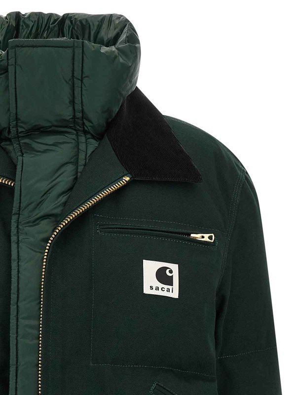 The Best Shops Sacai: giacche casual - Giacca a doppio strato X Carhartt Wip Capsule
