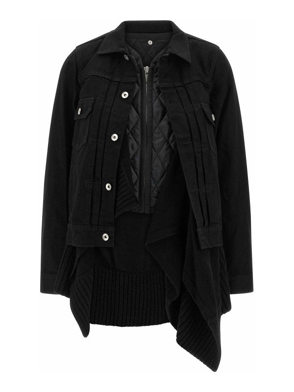 Sacai: シャツ - シャツ - 黒