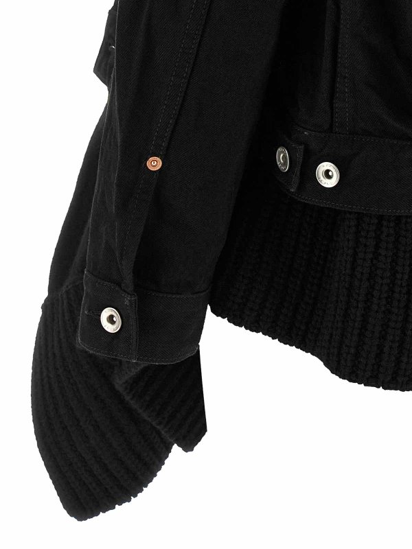 Sacai buy online シャツ - 黒