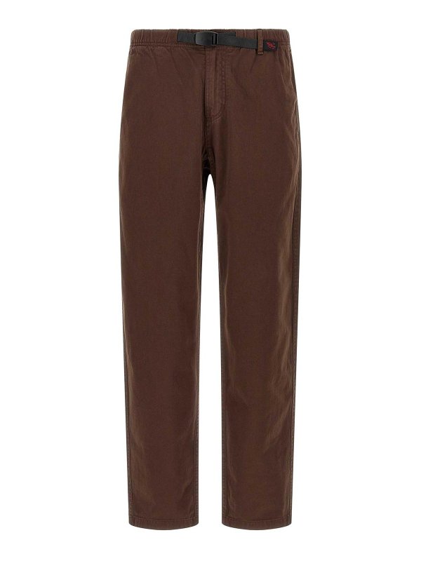 GRAMICCI: カジュアルトラウザー - カジュアルパンツ - ブラウン