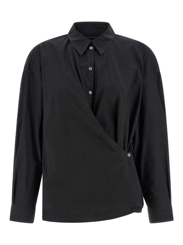 LEMAIRE: Hemden - Hemd - Schwarz