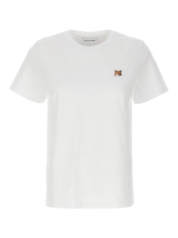 MAISON KITSUNÉ: Camisetas - Camiseta - Blanco