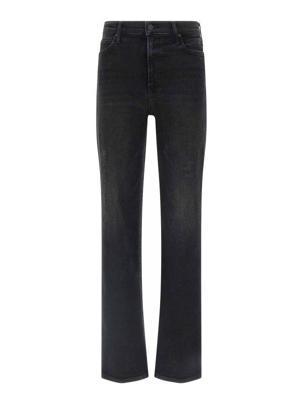 MOTHER: ストレートジーンズ - ストレートジーンズ - 黒