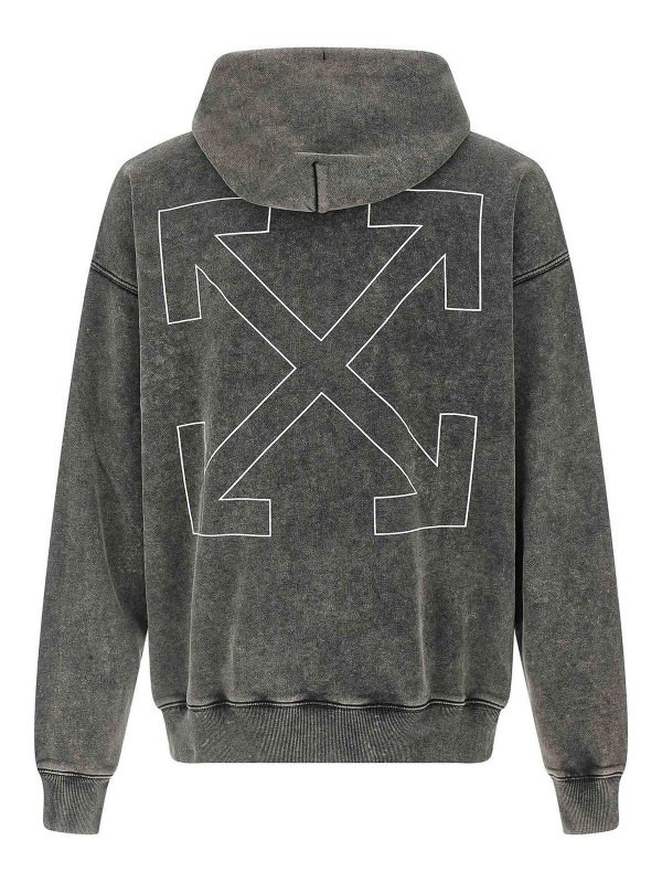 OFF-WHITE: Sudaderas y suéteres online - Sudadera - Gris