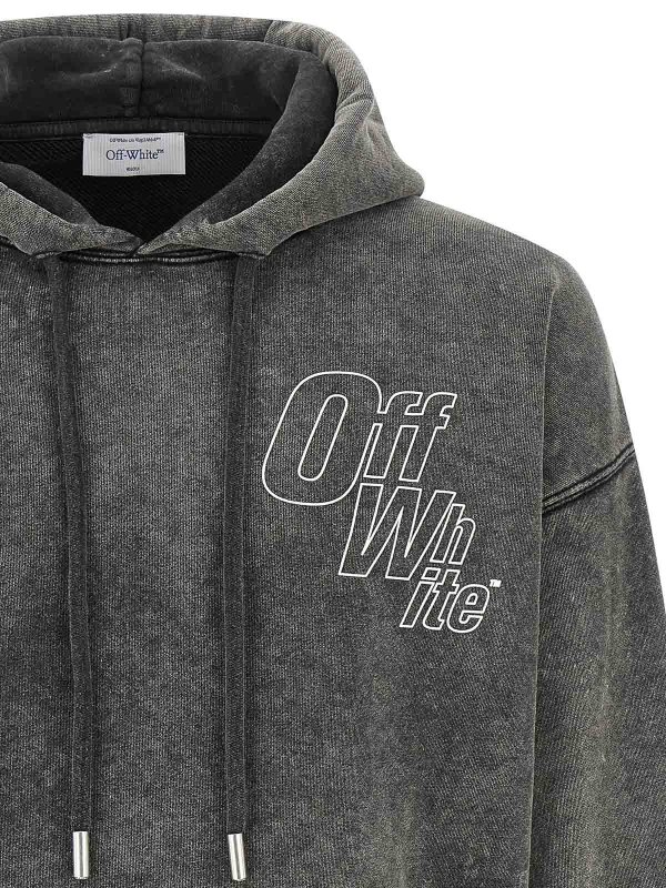The Best Shops OFF-WHITE: Sudaderas y suéteres - Sudadera - Gris