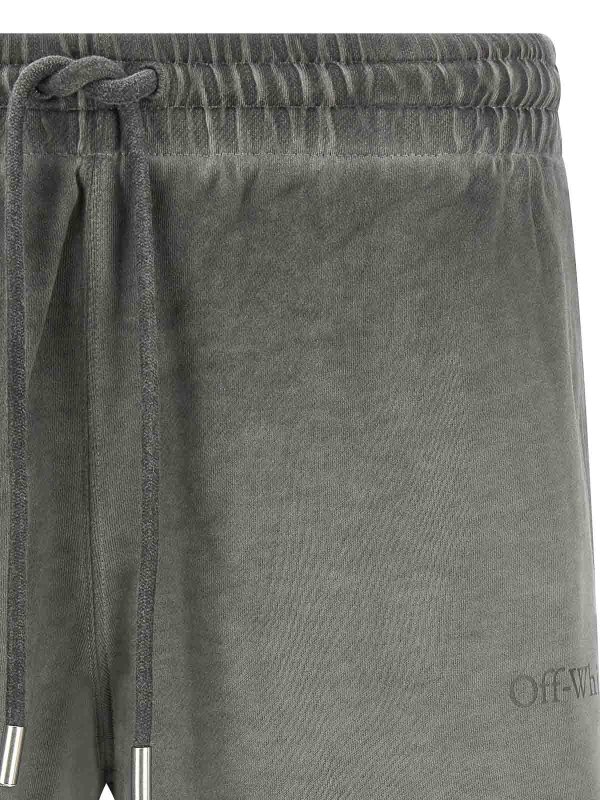 The Best Shops OFF-WHITE: Trousers Shorts - Laundry Diagonal Skate Bermuda Shorts