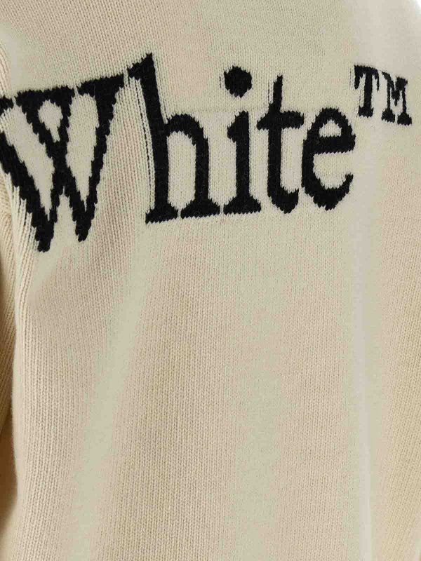 Rundhalspullover - Weiß shop online: OFF-WHITE