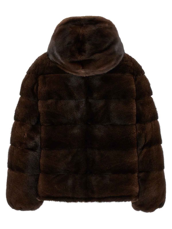 The Best Shops YVES SALOMON: Fur & Shearling Coats - Reversible Fur