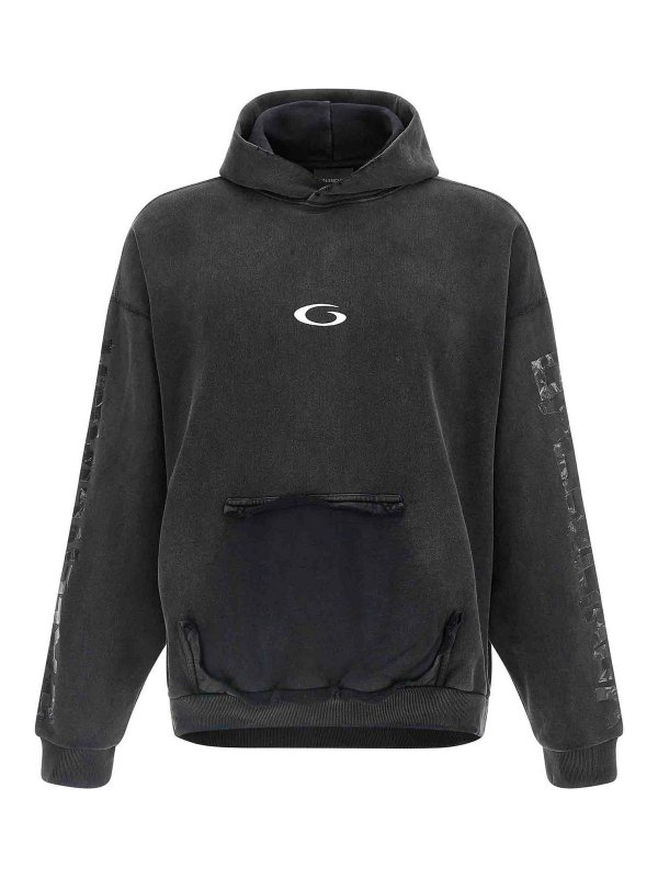 BALENCIAGA: スウェット＆セーター - スウェットシャツ/セーター - 黒