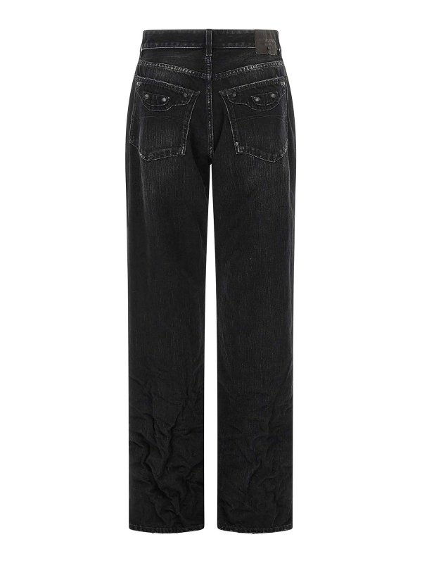BALENCIAGA: Jeans Rectos online - Vaqueros Rectos - Negro