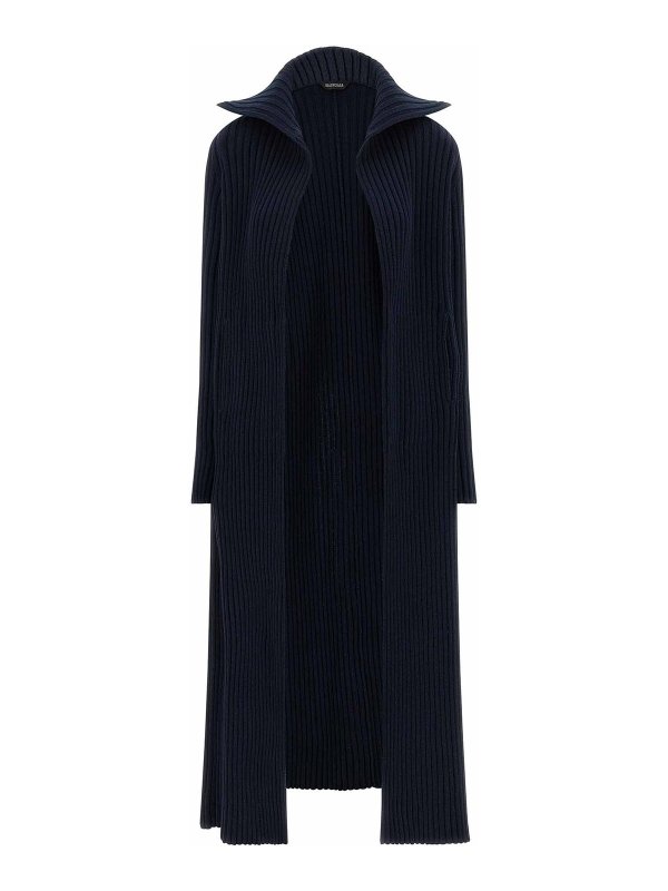 BALENCIAGA: カーディガン - カーディガン - ブルー