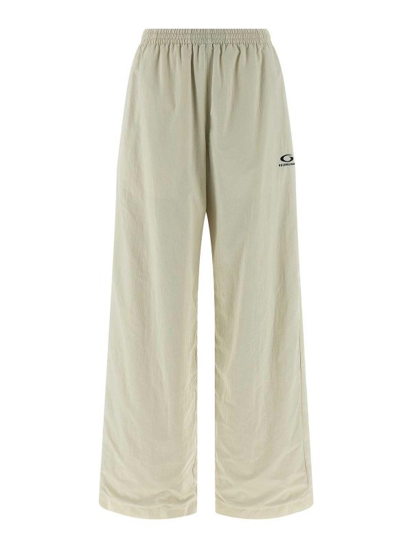 BALENCIAGA: Pantalones deportivos - Pantalones Deportivos - Beis