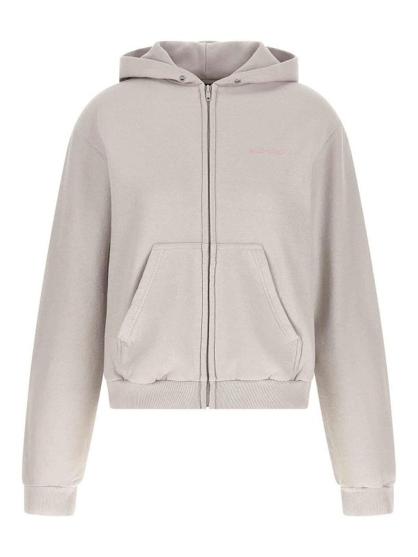 BALENCIAGA: Sweatshirts & Sweaters - Logo Embroidery Hoodie