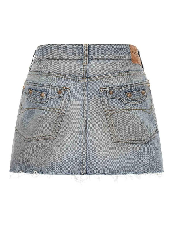 BALENCIAGA: Miniröcke online - Minirock - Hellblau